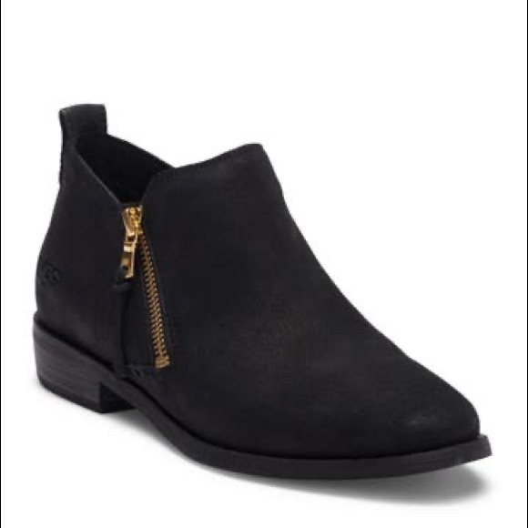 UGG Glee Leather Ankle Boots 7 - Picture 2 of 10